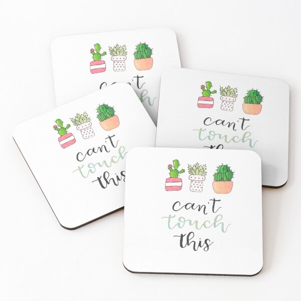 Item preview, Can't Touch This Cactus Pun designed and sold by faithful-ink.