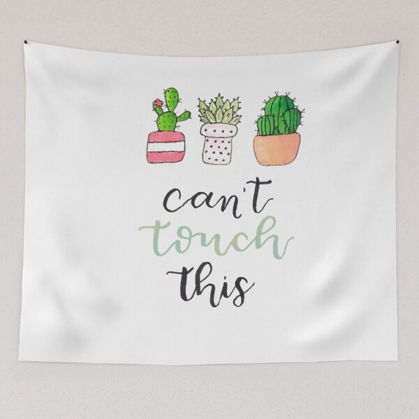 Item preview, Can't Touch This Cactus Pun designed and sold by faithful-ink.