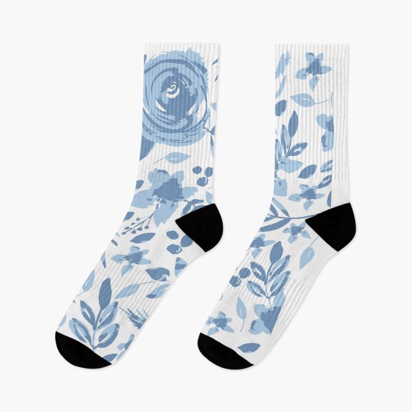 Artikelvorschau, Staubige blaue Aquarelle entworfen und verkauft von harpleydesigns.