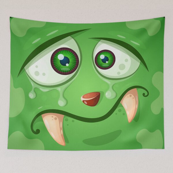 Item preview, Cute And Crazy Cartoon Monster Crying designed and sold by Vector Scout Lab.