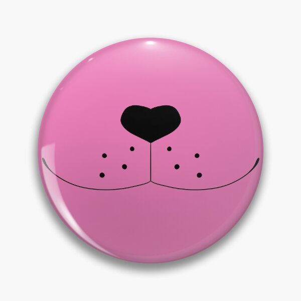 Item preview, Heart Nose Mask pink designed and sold by MimiFoxx.
