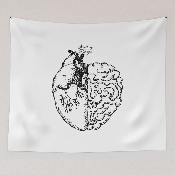 Item preview,  my heart cries and my head laughs ... designed and sold by AdventuresLuise.
