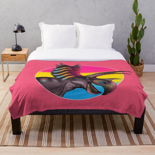Item preview, PRIDE dinosaurs: Pentaceratops (pansexual flag) designed and sold by DinoDJ.