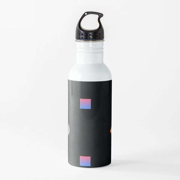 Patterned Colored Geometric Prints Water Bottle