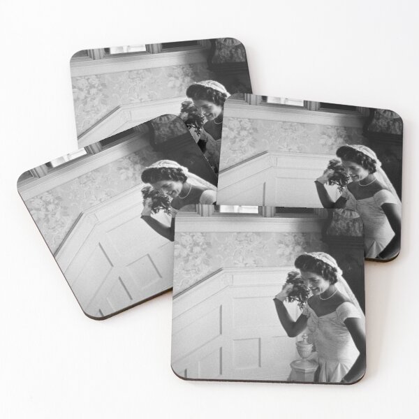 Item preview, Jackie Kennedy Throwing Wedding Bouquet - 1953 designed and sold by warishellstore.