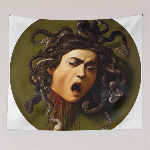 Item preview,   artwork are mounted on a shield.
Medusa is one of the three Gorgons designed and sold by arthistory.