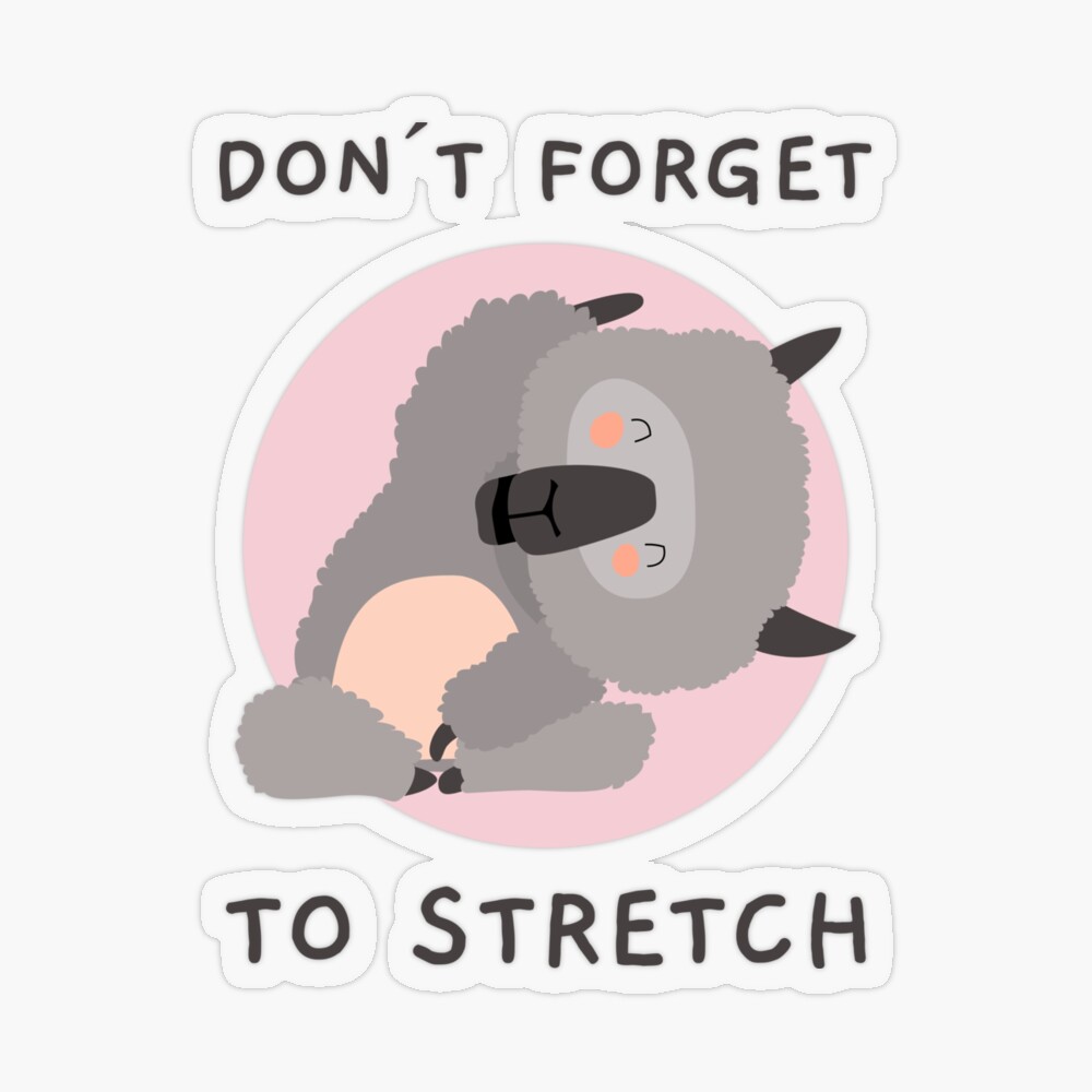 Yoga asana Yoga Llama Don´t forget to stretch- Funny yoga gift - Gift for  yoga lovers and llama lovers Art Board Print for Sale by TamGustam