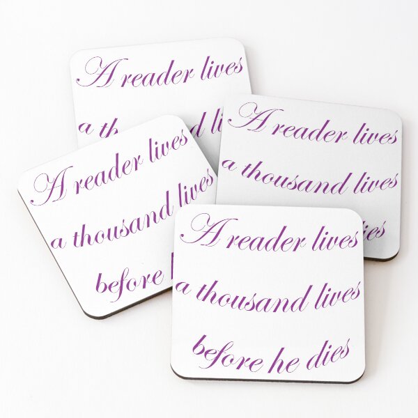 Item preview, A reader lives a thousand lives before he dies, national reading day designed and sold by TheDevilStore.