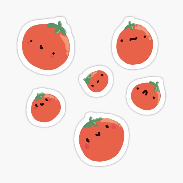 Small Tomato Friends Sticker