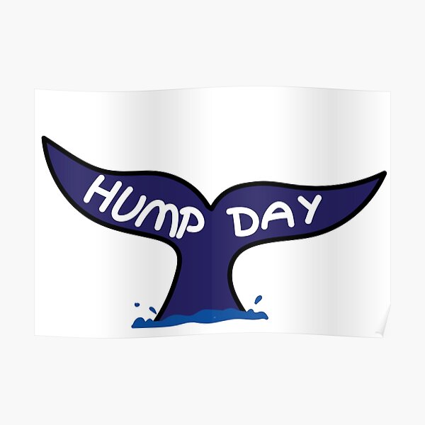 Hump day Whale Poster
