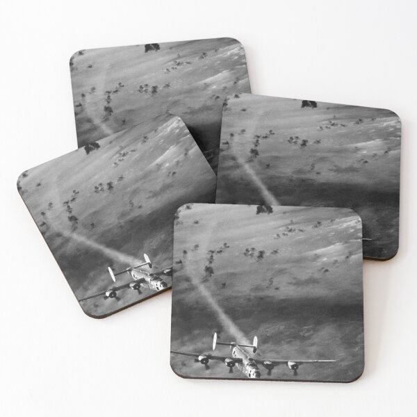 Item preview, B-24 Bomber Evading Enemy Flak - World War Two designed and sold by warishellstore.