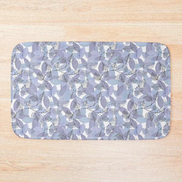 Item preview, Dusty Blue Leaves designed and sold by Christina Mitchell.