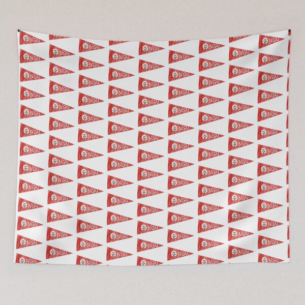 Item preview, NGU watercolor Athletics Flag designed and sold by Delaneymaybe.