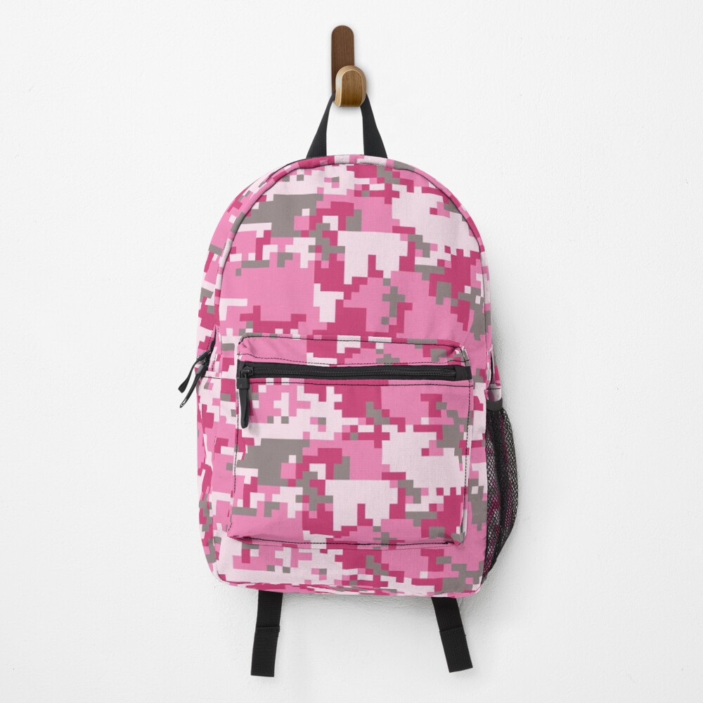 Pink camo 2024 backpack purse