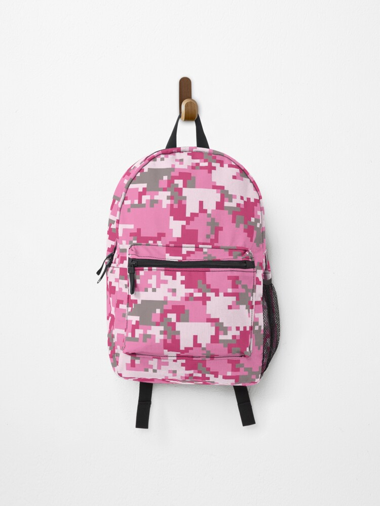 White camo hotsell pink backpack