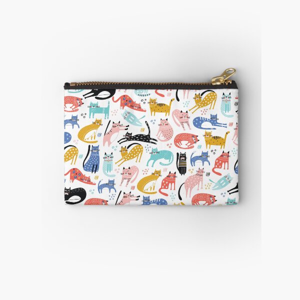 Item preview, Cute Colorful Cat Pattern Artwork designed and sold by AugustDesign.
