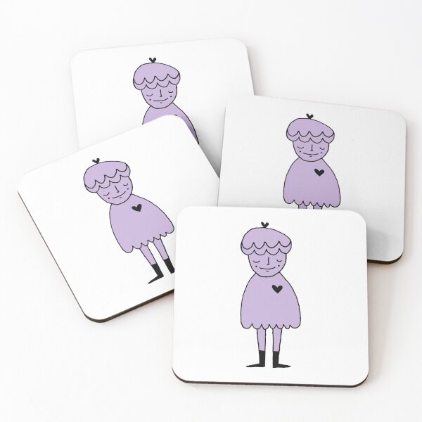Item preview, Heart and Hat in Pastel Purple designed and sold by cosmicmouse.