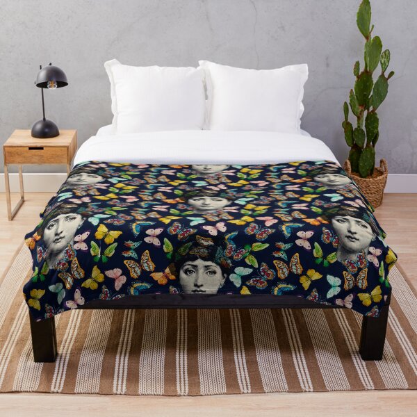 The Butterfly Queen Throw Blanket