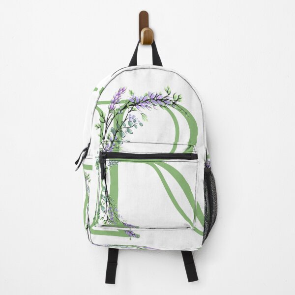 Item preview, The letter “R” | romantic Eucalyptus and Lavender floral illustration | floral Monograms designed and sold by hollycooper.