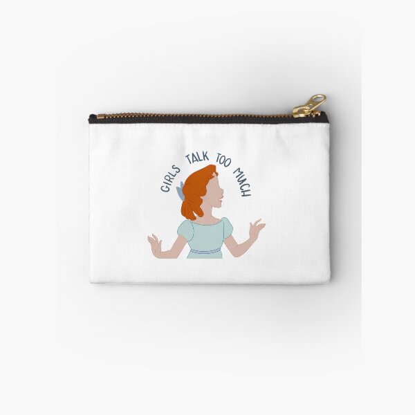 Item preview, girls talk too much! designed and sold by MikiAndCo.
