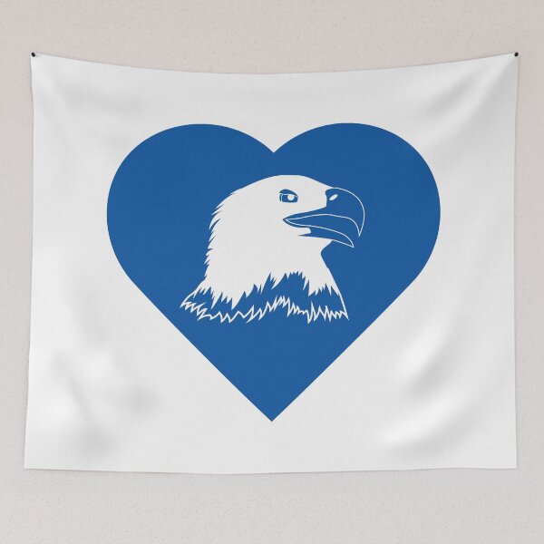 Item preview, Eagle Mascot Cares Blue designed and sold by cmd-art.