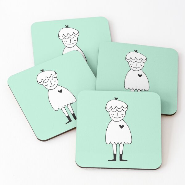 Item preview, Heart and Hat on Mint Background designed and sold by cosmicmouse.