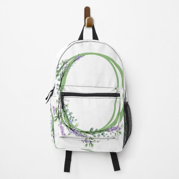 Item preview, The letter “O” | romantic Eucalyptus and Lavender floral illustration | floral Monograms designed and sold by hollycooper.