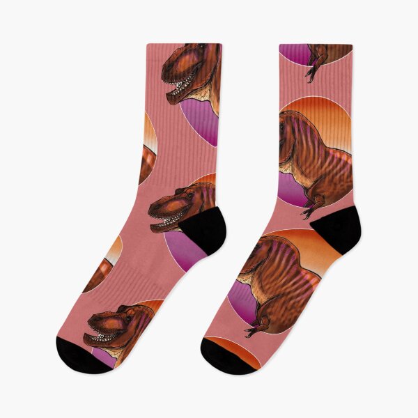 Item preview, PRIDE dinosaurs: T.rex (lesbian flag) designed and sold by DinoDJ.