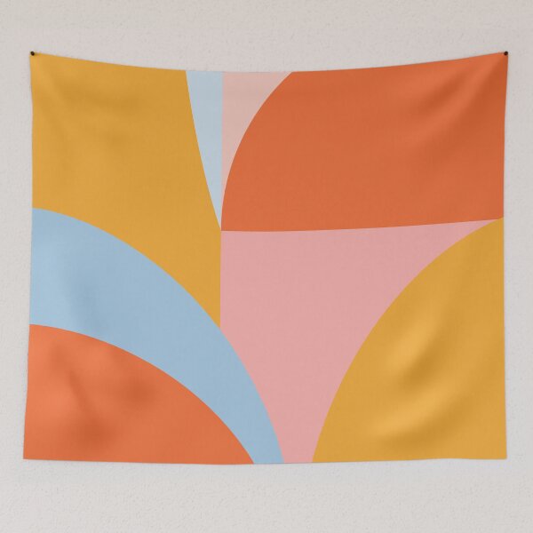 Item preview, Geometric Shapes | Retro Beach Vibes Colors designed and sold by JuneJournal.