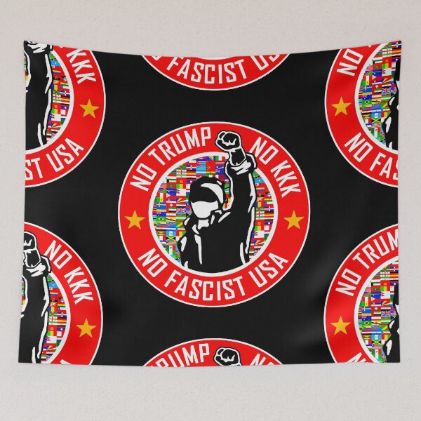 Item preview, NO TRUMP NO KKK - NO FASCIST USA designed and sold by sociographix.