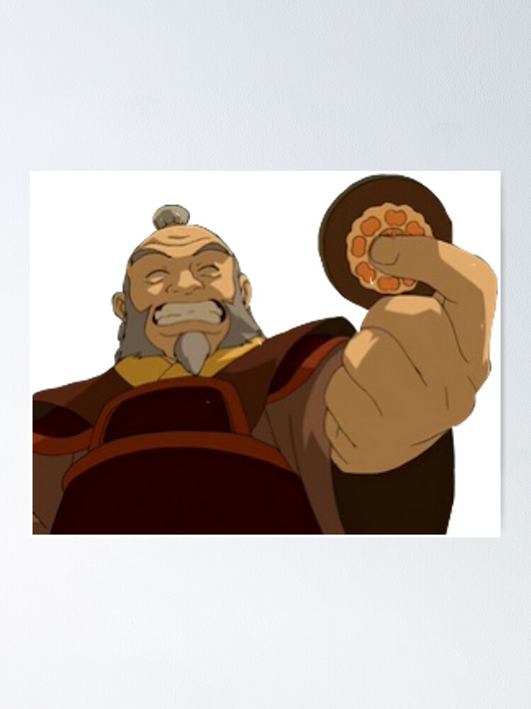 Uncle Iroh White Lotus Poster By Leahisif Redbubble