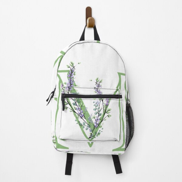 Item preview, The letter “M”| romantic Eucalyptus and Lavender floral illustration | floral Monograms designed and sold by hollycooper.