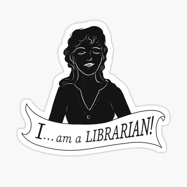 Item preview, I am a librarian! designed and sold by happyfox.