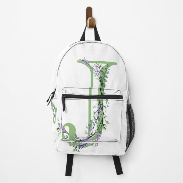 Item preview, The letter “J” | romantic Eucalyptus and Lavender floral illustration | floral Monograms designed and sold by hollycooper.