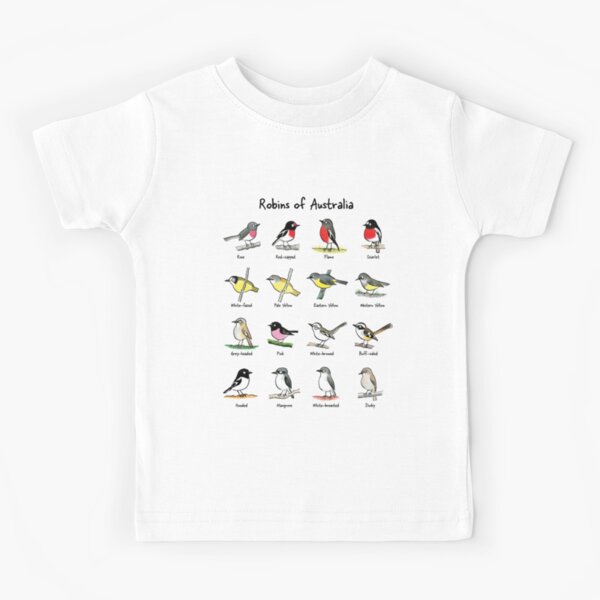Robins of Australia - Raising funds for Birdlife Australia Kids T-Shirt