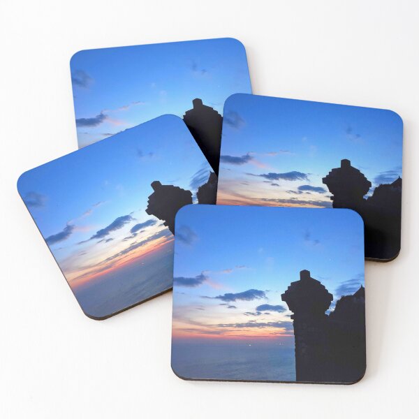 Item preview, Sunset with beautiful silhouette of temple designed and sold by Happiness Creators.