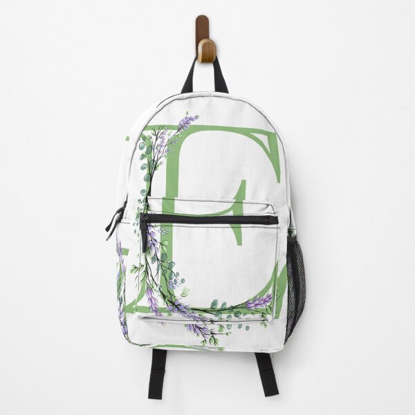 Item preview, The letter “E” | romantic Eucalyptus and Lavender floral illustration | floral Monograms designed and sold by hollycooper.