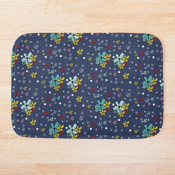Item preview, Navy blue Vintage flora designed and sold by Createandchill.