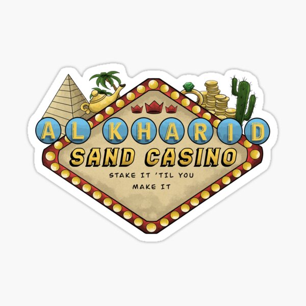 Sand Casino Sticker
