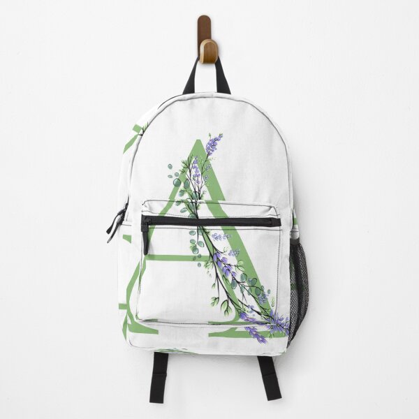 Item preview, The letter “A” | romantic Eucalyptus and Lavender floral illustration | floral Monograms designed and sold by hollycooper.