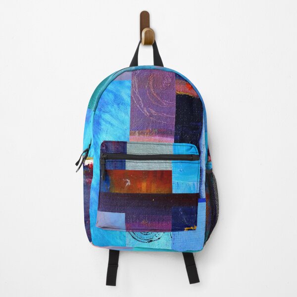 Item preview, Classic Blue Collage Abstract Painting Art designed and sold by NancyMerkle.