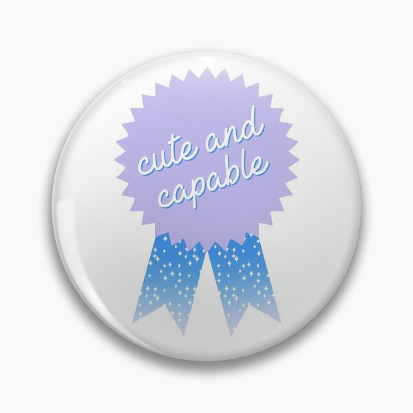 Item preview, merit badge - cute and capable designed and sold by theemily.
