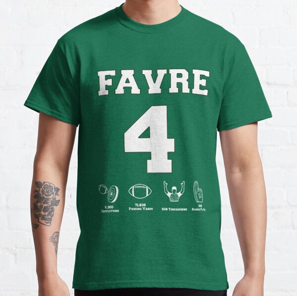 Brett Favre - Career Stats Essential T-Shirt for Sale by thundergun