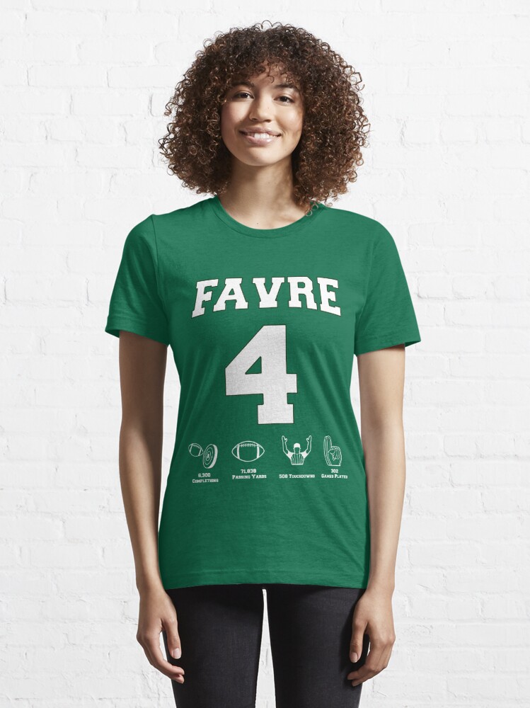 Brett Favre - Career Stats Essential T-Shirt for Sale by thundergun