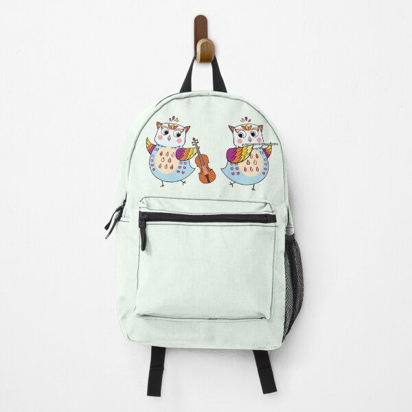 Item preview, Cute Owls Playing Flute and Violin Orchestra designed and sold by Kate Hyunsu Cho.