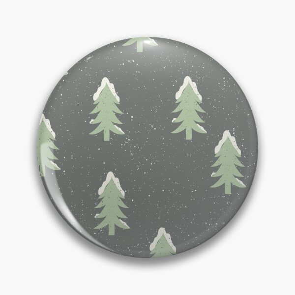 Item preview, Cute Doodled Evergreen trees covered in snow pattern designed and sold by CLPDesignLab.