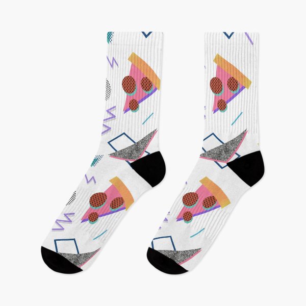 Item preview, Pizza Memphis Design 80's Pattern designed and sold by GoPolarisStudio.