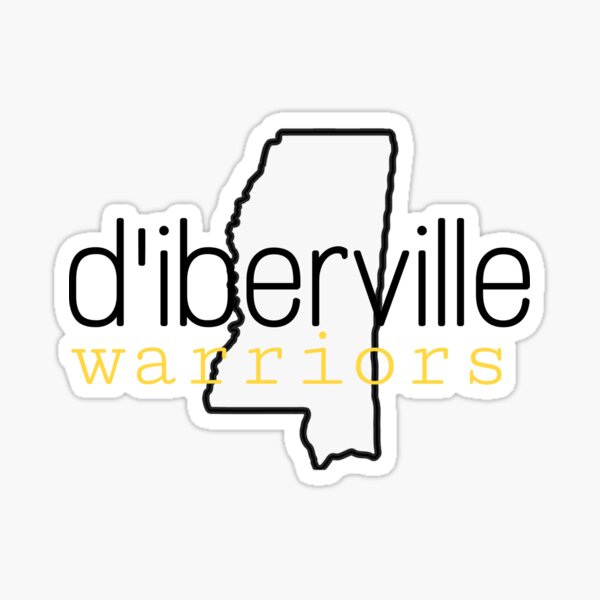 "d’iberville warriors " Sticker by gracehandler Redbubble