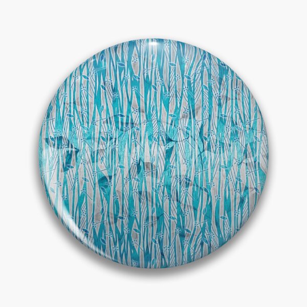 Aperçu de l'œuvre Joli bleu turquoise argent gris feuillage floral créée et vendue par wasootch.