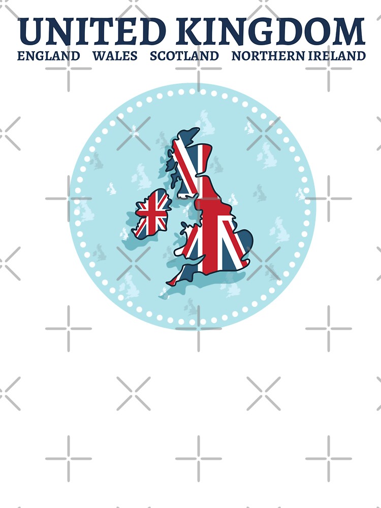 Discover United Kingdom UK World Showcase Map  One-Piece